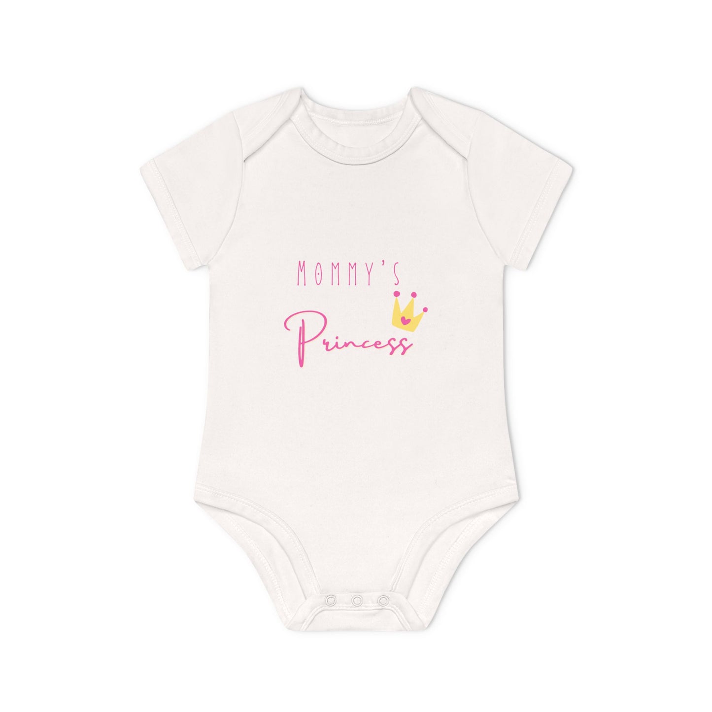 Mommy's Princess Organic Baby Bodysuit - Cute, Soft & Eco-Friendly Apparel