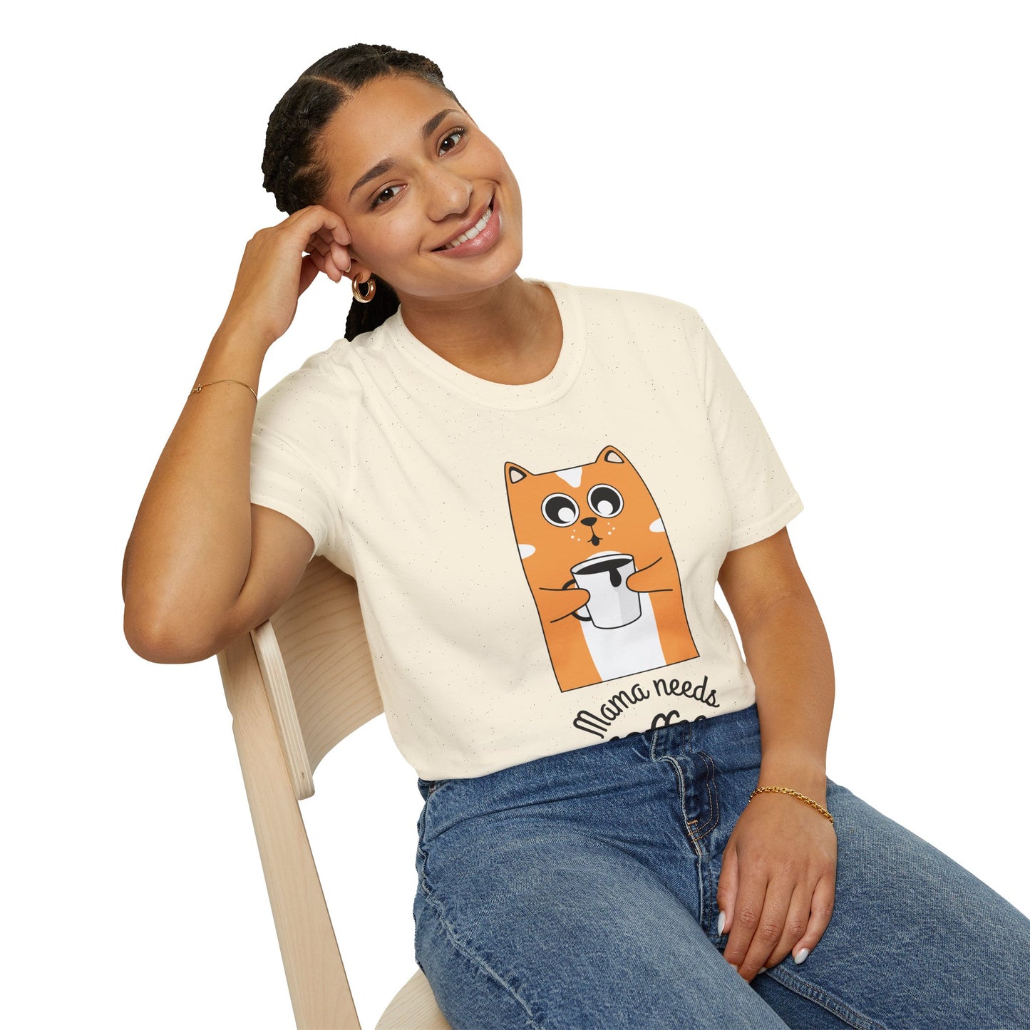 Mama Needs Coffee Unisex T-Shirt | Funny Coffee Lover Tee