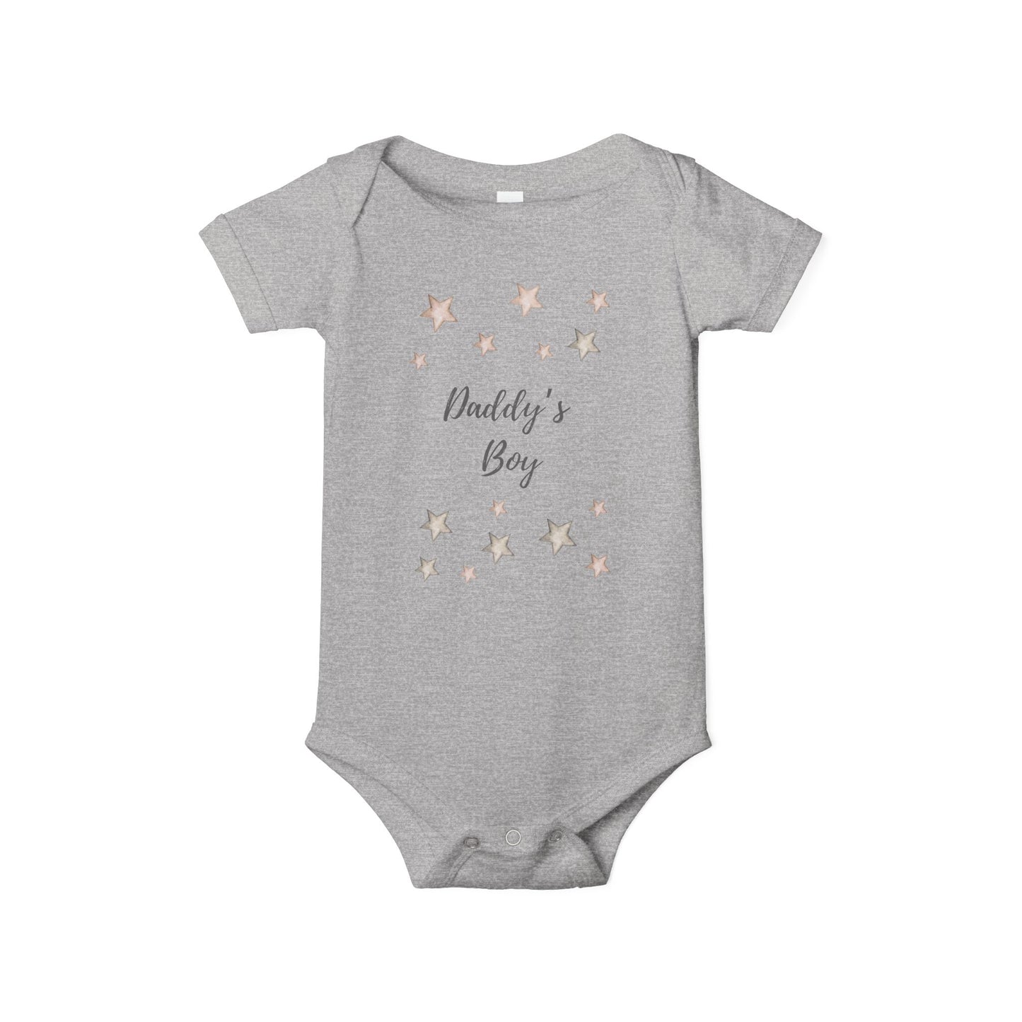 Daddy's Boy Infant Onesie - Cute Star Design for Newborns and Toddlers