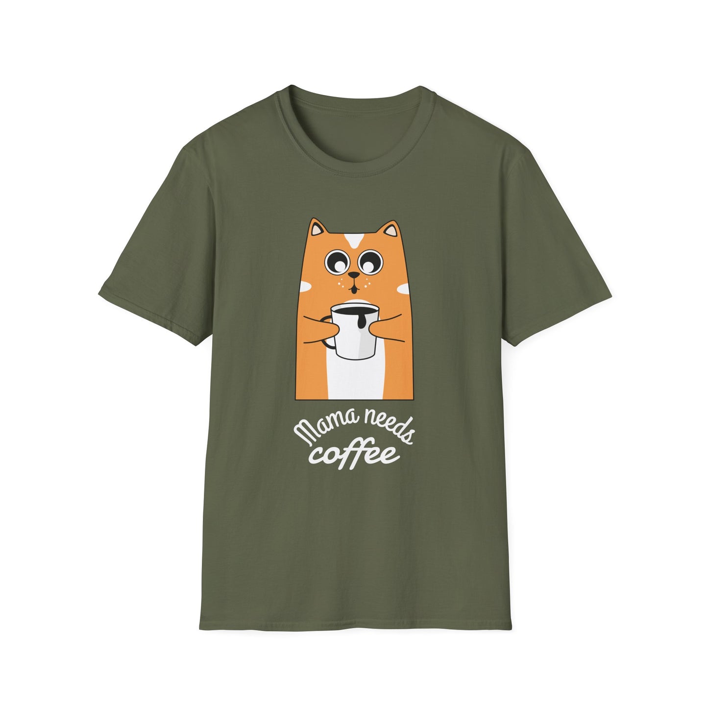 Mama Needs Coffee Unisex T-Shirt | Funny Coffee Lover Tee