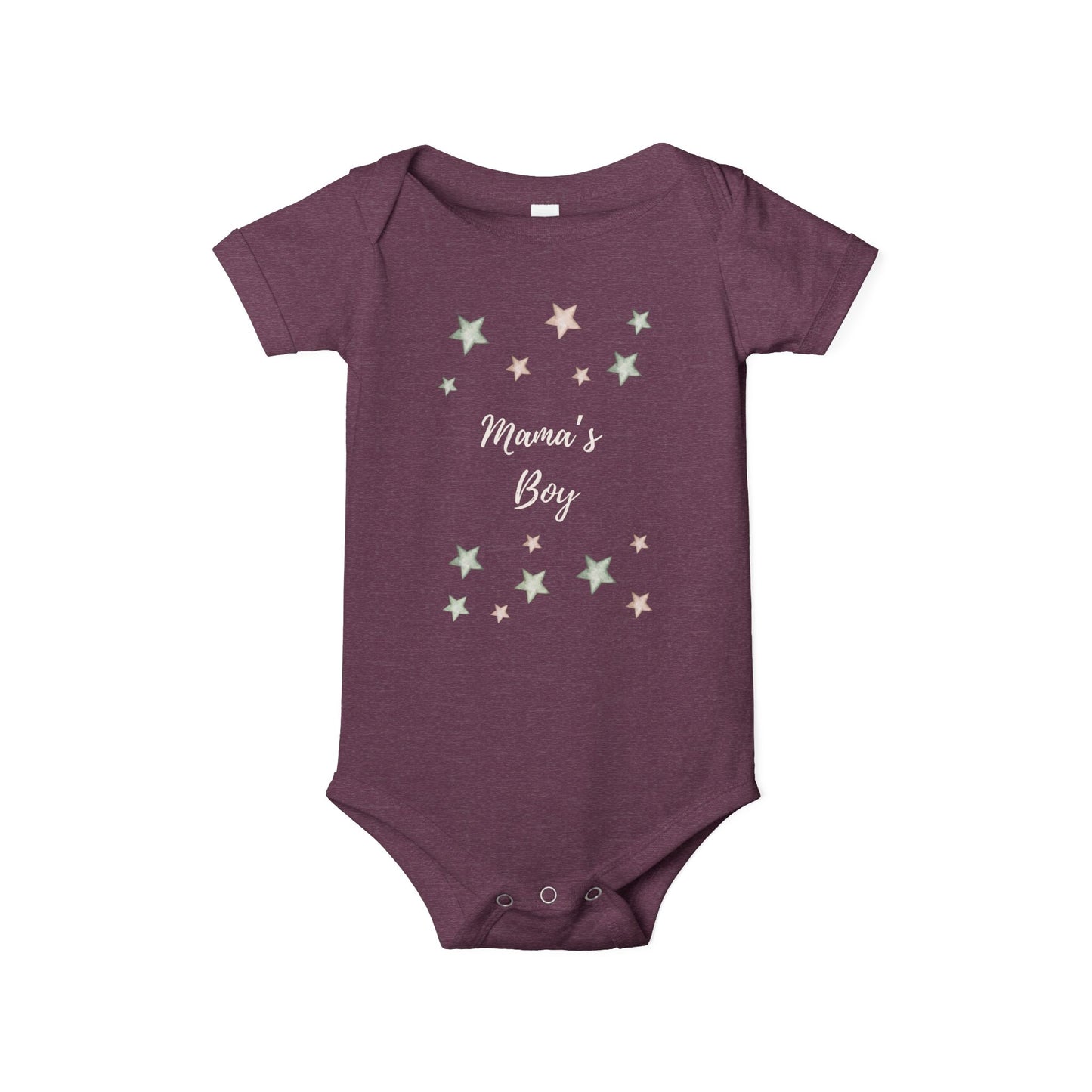 Mama's Boy Infant Jersey One Piece – Cute Baby Bodysuit for Celebrations - Mama’s Boy Onesie for Baby and Toddler