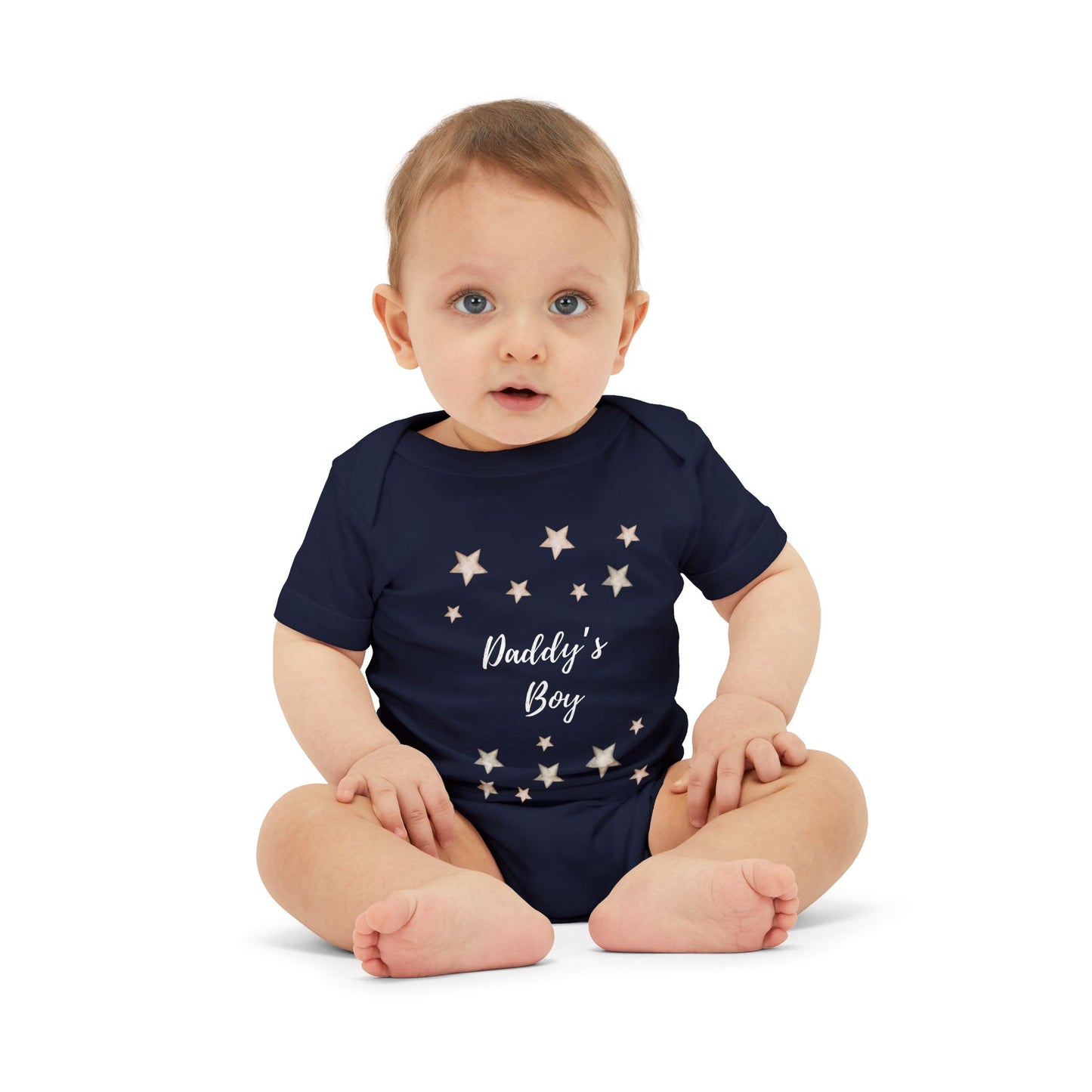 Daddy's Boy Infant Onesie - Cute Star Design for Newborns and Toddlers