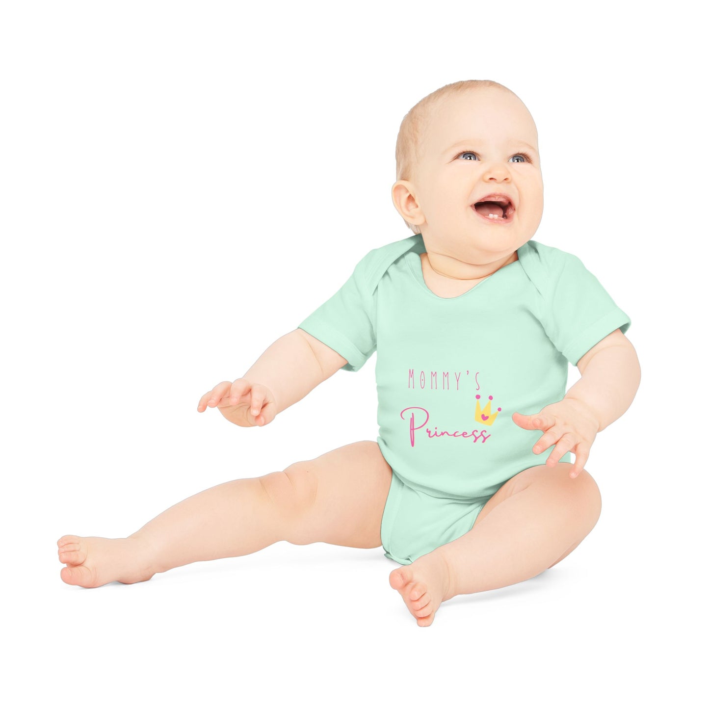 Mommy's Princess Organic Baby Bodysuit - Cute, Soft & Eco-Friendly Apparel