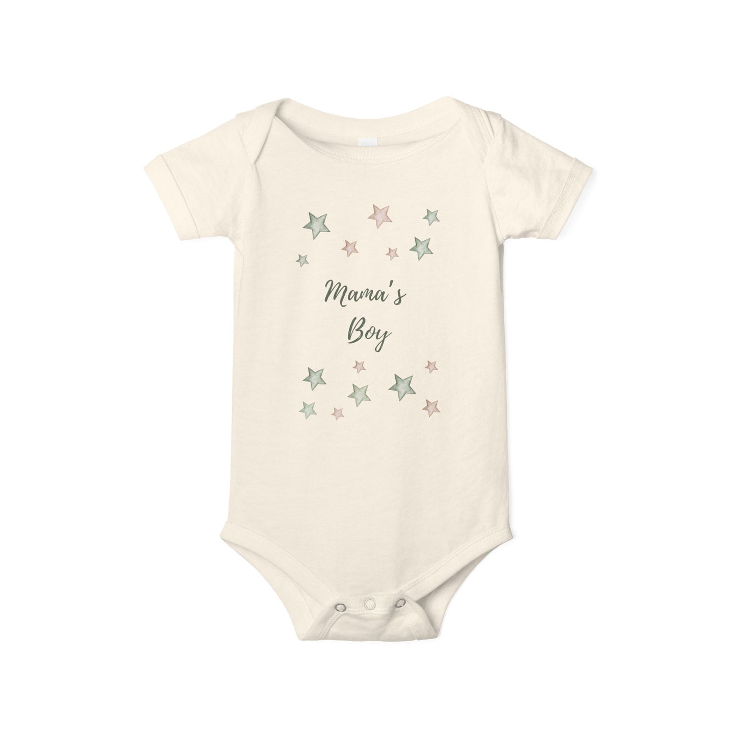 Mama's Boy Infant Jersey One Piece – Cute Baby Bodysuit for Celebrations - Mama’s Boy Onesie for Baby and Toddler