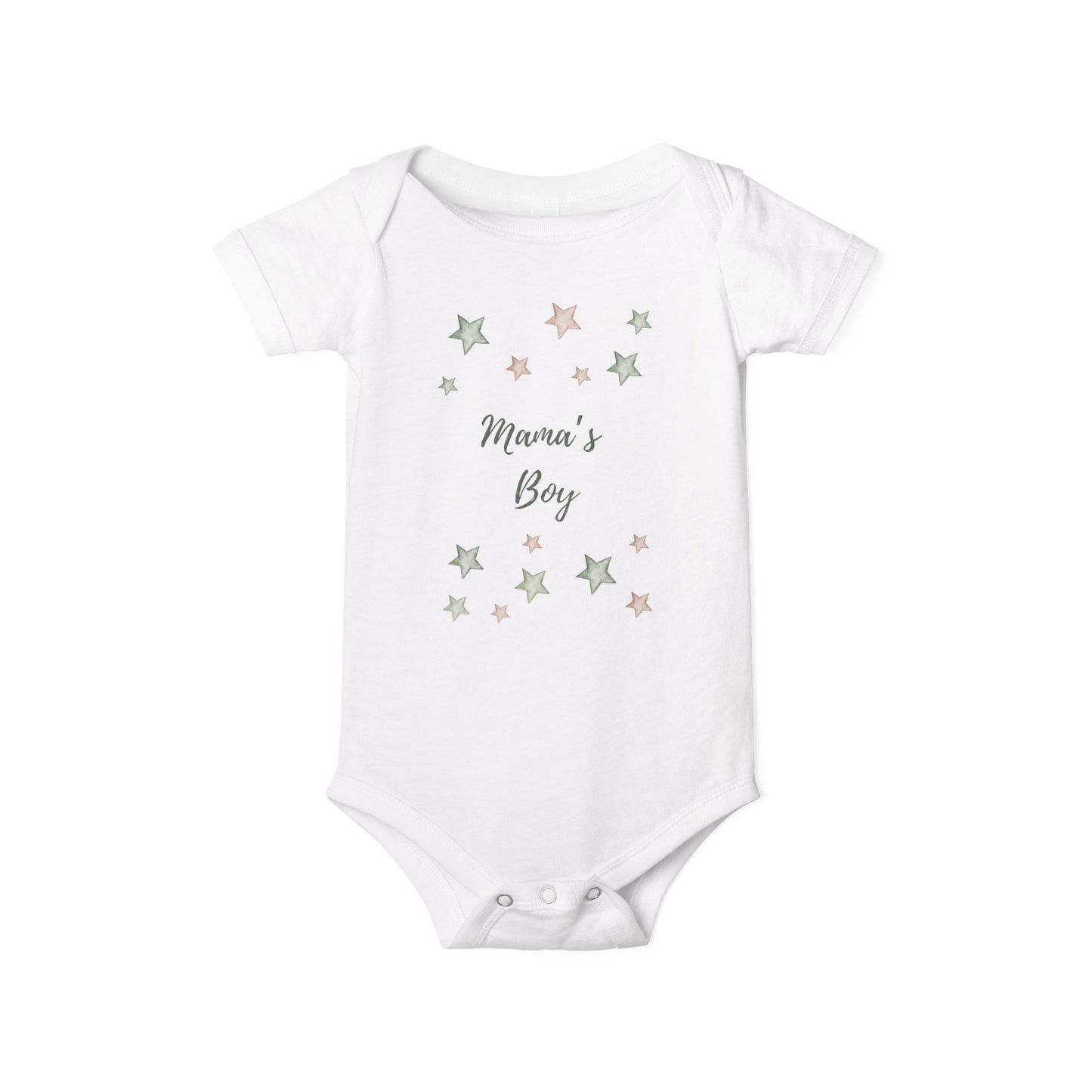 Mama's Boy Infant Jersey One Piece – Cute Baby Bodysuit for Celebrations - Mama’s Boy Onesie for Baby and Toddler