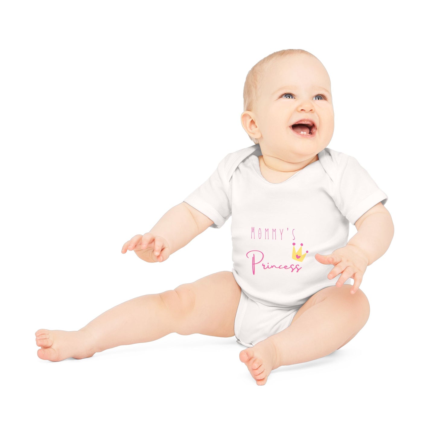 Mommy's Princess Organic Baby Bodysuit - Cute, Soft & Eco-Friendly Apparel
