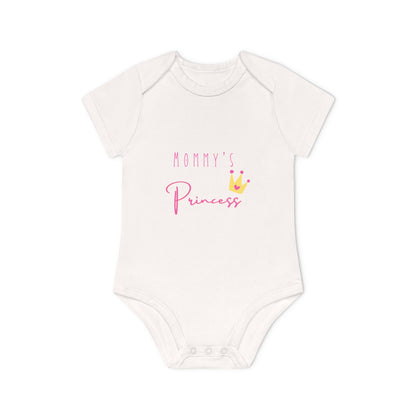 Mommy's Princess Organic Baby Bodysuit - Cute, Soft & Eco-Friendly Apparel