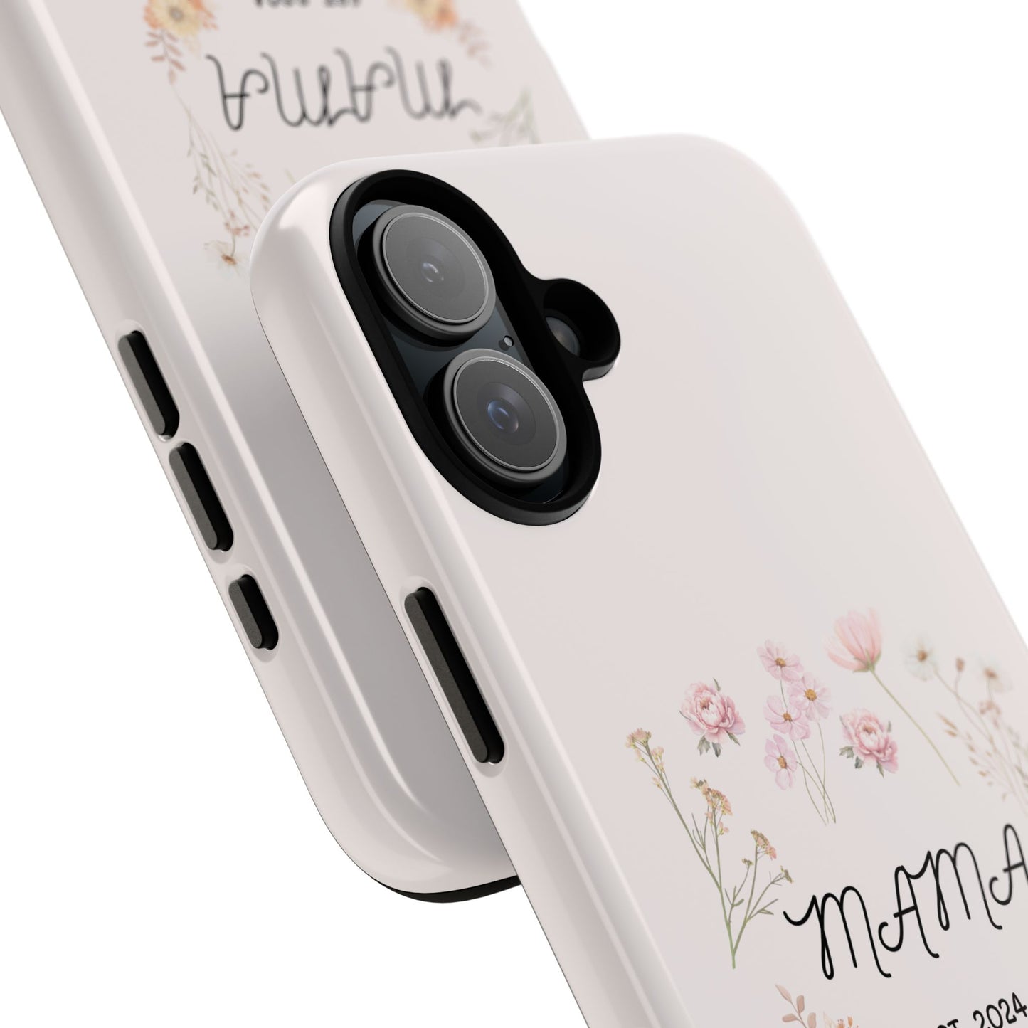 Phone Case - Floral Personalized Tough Case for Mother's Day - Mama, Est [Year], Children's Names