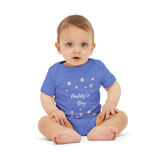 Daddy's Boy Infant Onesie - Cute Star Design for Newborns and Toddlers