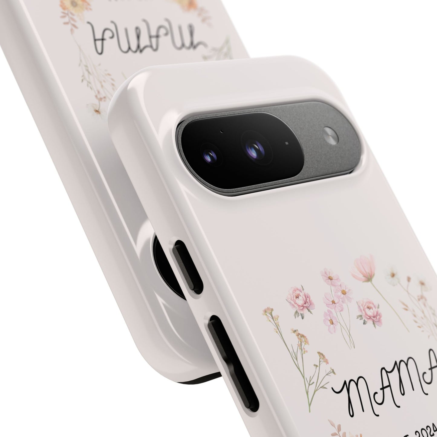 Phone Case - Floral Personalized Tough Case for Mother's Day - Mama, Est [Year], Children's Names