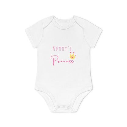 Mommy's Princess Organic Baby Bodysuit - Cute, Soft & Eco-Friendly Apparel