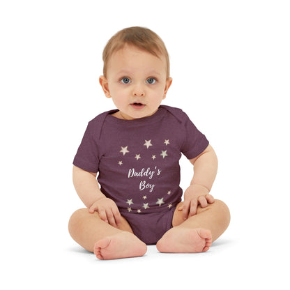 Daddy's Boy Infant Onesie - Cute Star Design for Newborns and Toddlers