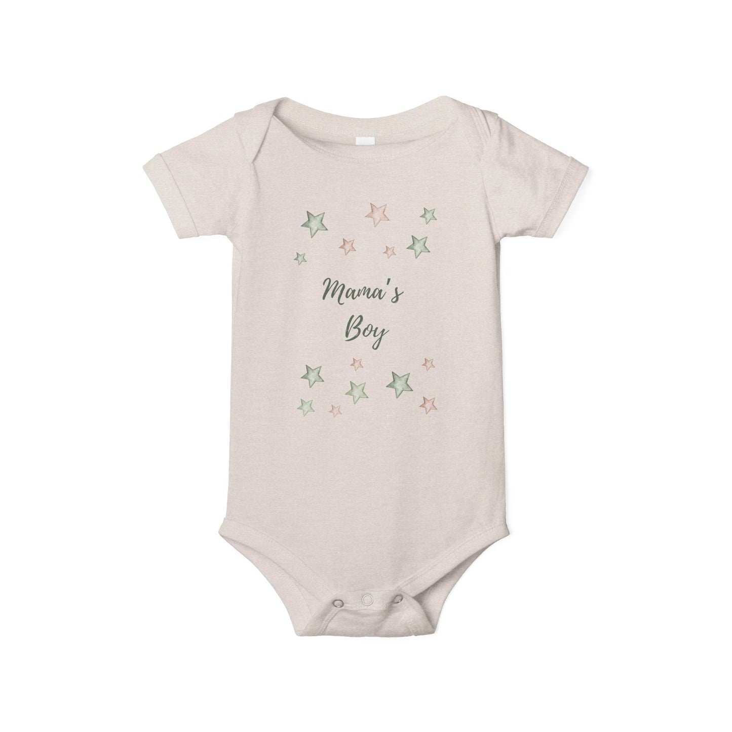 Mama's Boy Infant Jersey One Piece – Cute Baby Bodysuit for Celebrations - Mama’s Boy Onesie for Baby and Toddler