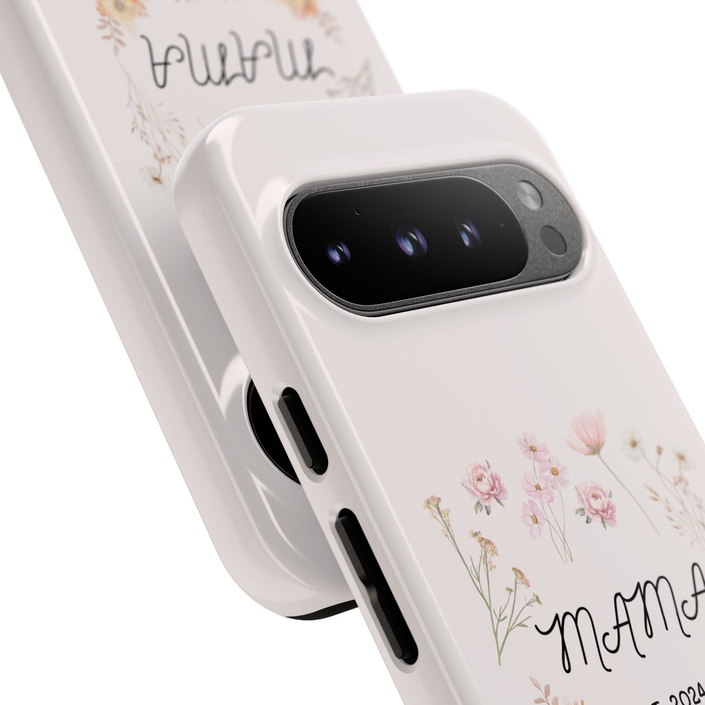 Phone Case - Floral Personalized Tough Case for Mother's Day - Mama, Est [Year], Children's Names