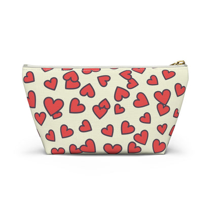 Accessory Pouch - Mama Things Heart Pattern - Stylish Organizer for Moms , Mother’s Day Gift