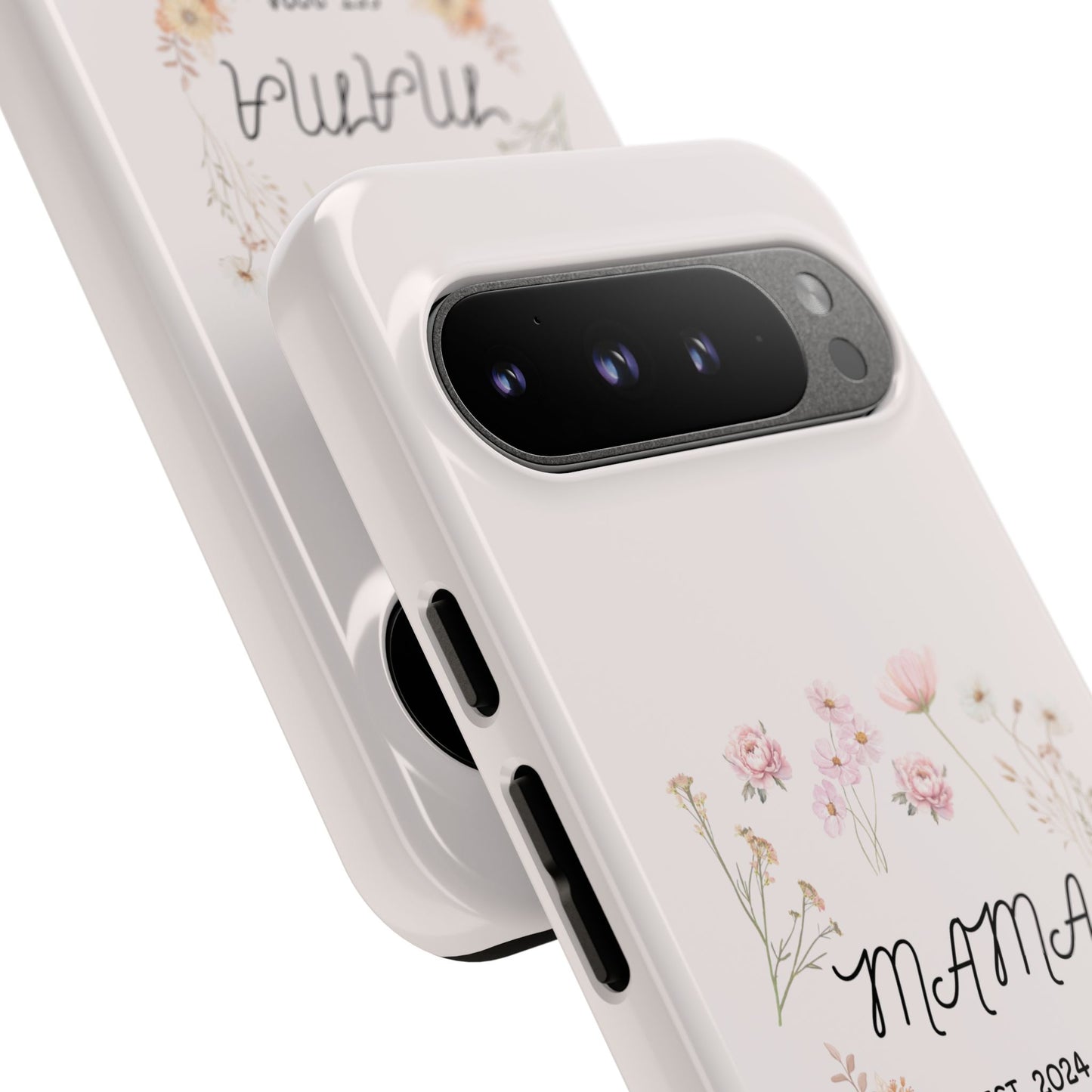 Phone Case - Floral Personalized Tough Case for Mother's Day - Mama, Est [Year], Children's Names