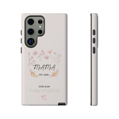 Phone Case - Floral Personalized Tough Case for Mother's Day - Mama, Est [Year], Children's Names