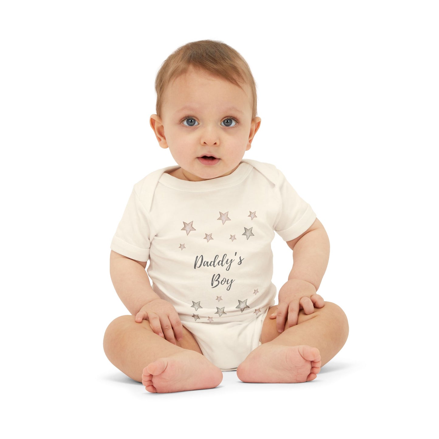 Daddy's Boy Infant Onesie - Cute Star Design for Newborns and Toddlers