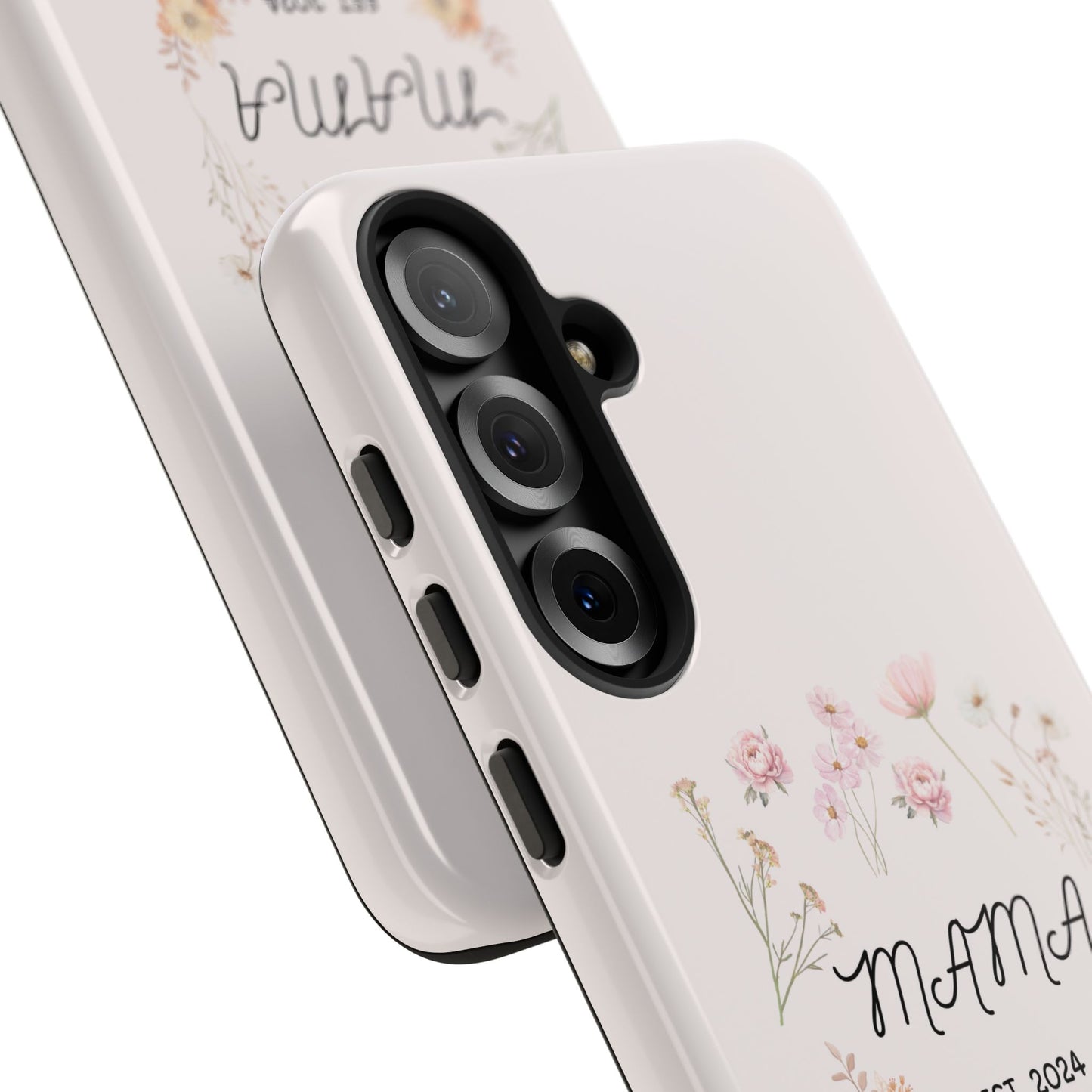 Phone Case - Floral Personalized Tough Case for Mother's Day - Mama, Est [Year], Children's Names