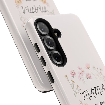 Phone Case - Floral Personalized Tough Case for Mother's Day - Mama, Est [Year], Children's Names
