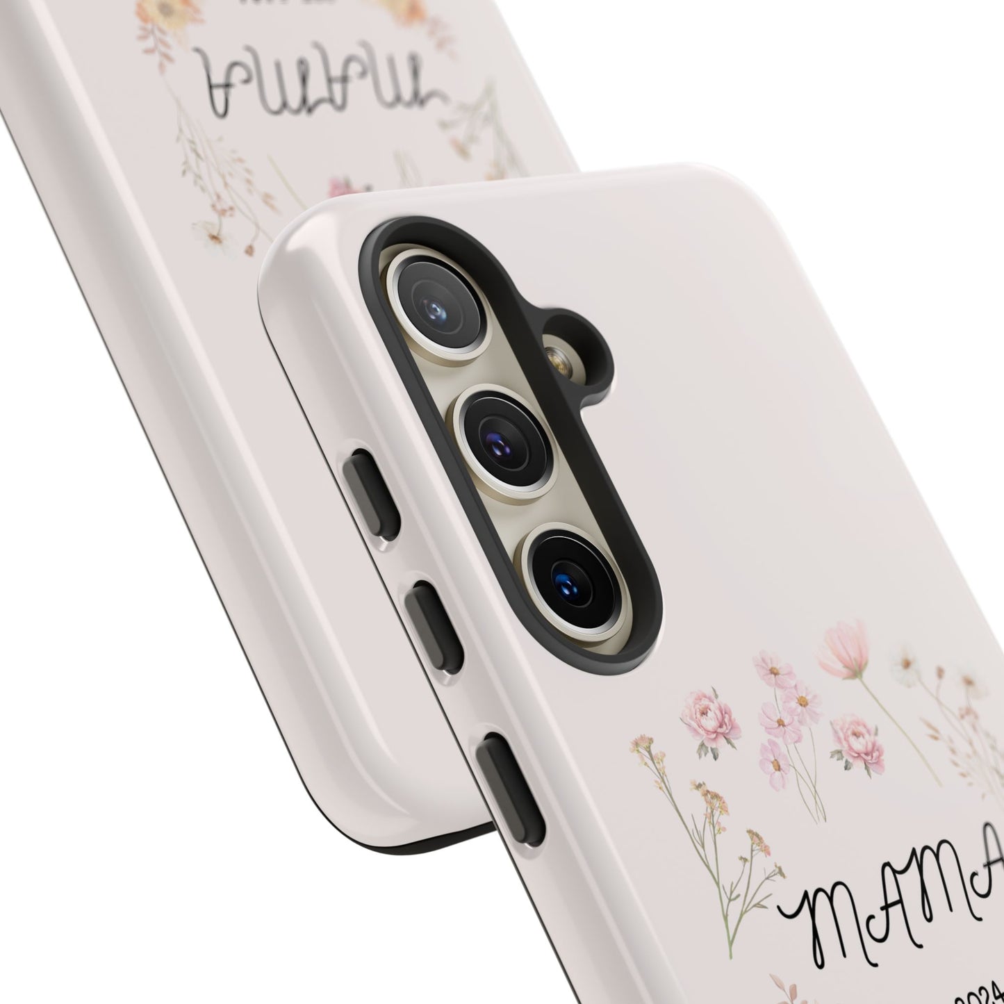 Phone Case - Floral Personalized Tough Case for Mother's Day - Mama, Est [Year], Children's Names