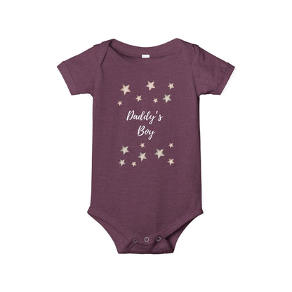 Daddy's Boy Infant Onesie - Cute Star Design for Newborns and Toddlers