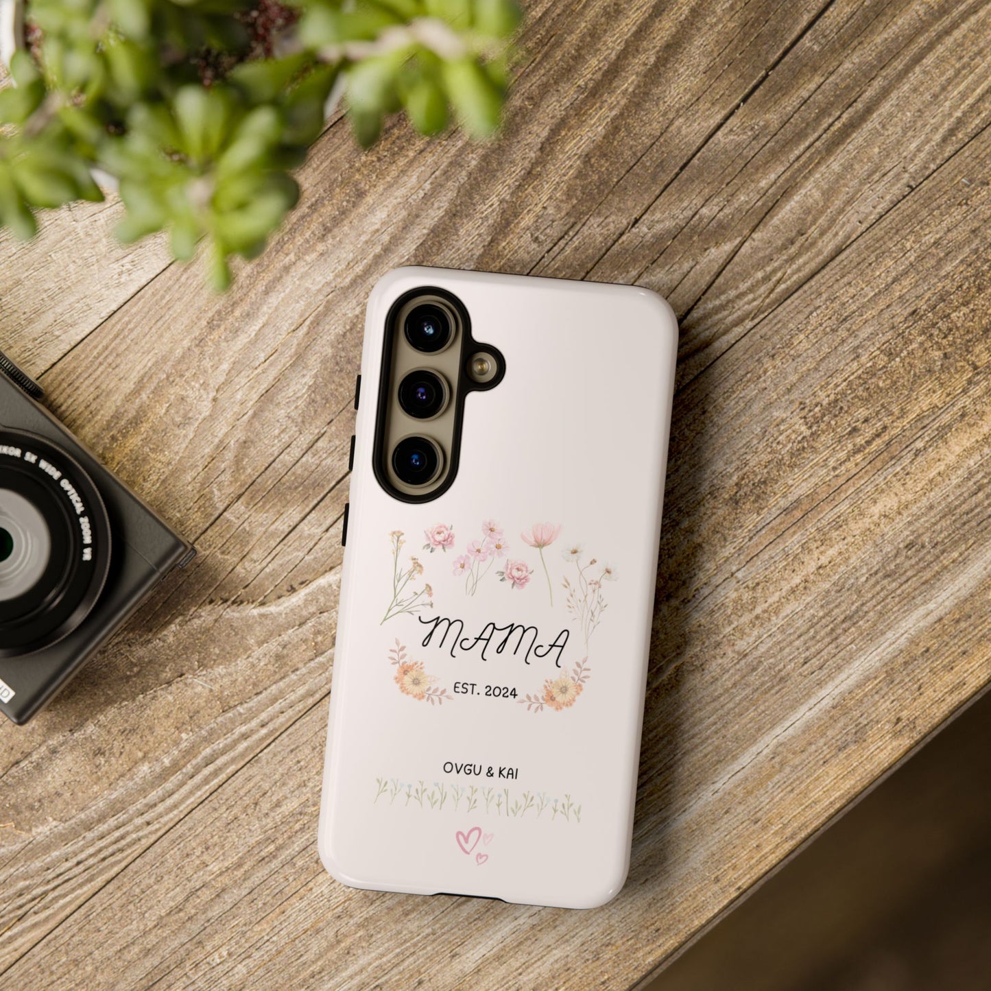 Phone Case - Floral Personalized Tough Case for Mother's Day - Mama, Est [Year], Children's Names