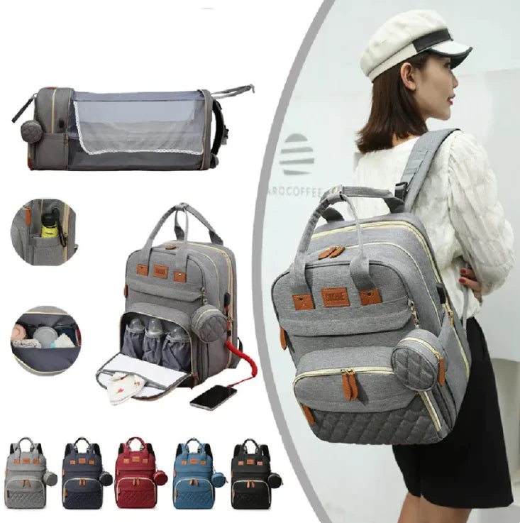 Compass Large Capacity Diaper Bag