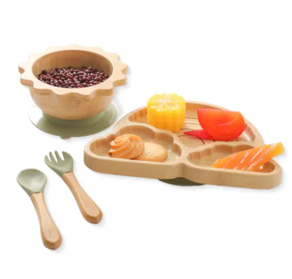 Compass Nordic Style Baby Bamboo Tableware