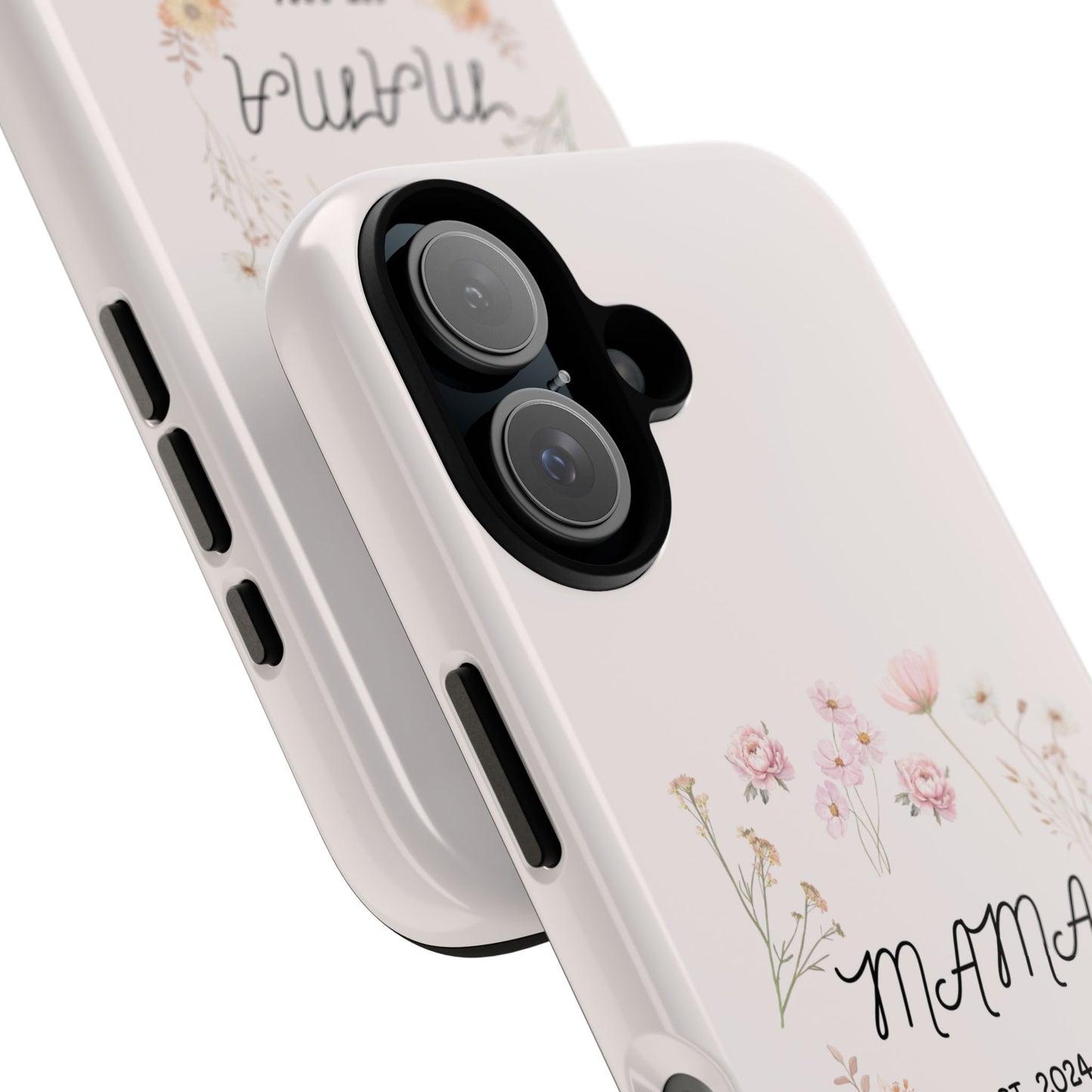 Phone Case - Floral Personalized Tough Case for Mother's Day - Mama, Est [Year], Children's Names