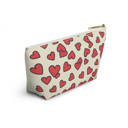 Accessory Pouch - Mama Things Heart Pattern - Stylish Organizer for Moms , Mother’s Day Gift
