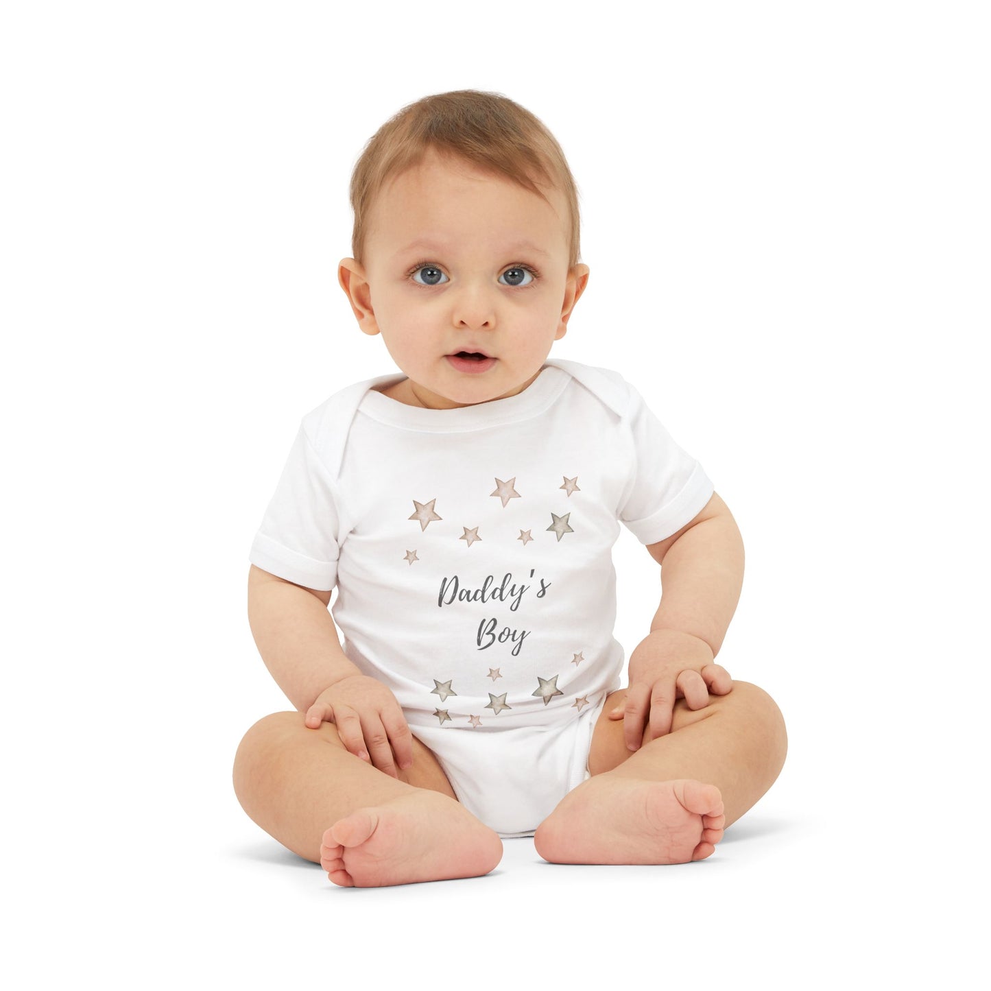 Daddy's Boy Infant Onesie - Cute Star Design for Newborns and Toddlers