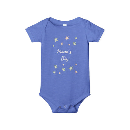 Mama's Boy Infant Jersey One Piece – Cute Baby Bodysuit for Celebrations - Mama’s Boy Onesie for Baby and Toddler