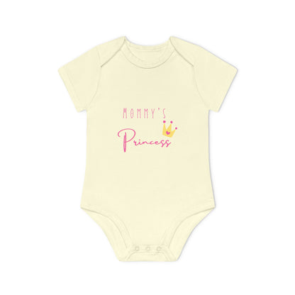 Mommy's Princess Organic Baby Bodysuit - Cute, Soft & Eco-Friendly Apparel