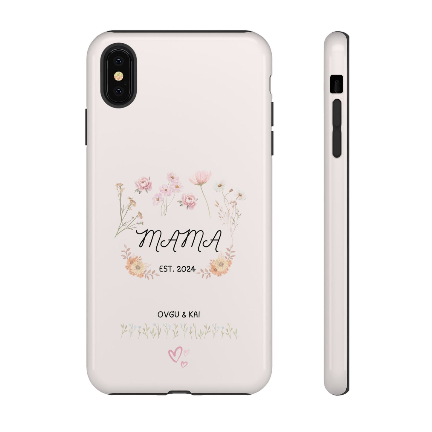 Phone Case - Floral Personalized Tough Case for Mother's Day - Mama, Est [Year], Children's Names