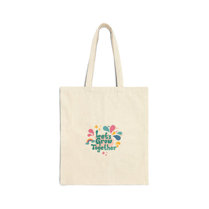 Personalized Mom's Day Cotton Canvas Tote Bag, Mother's Day Gift
