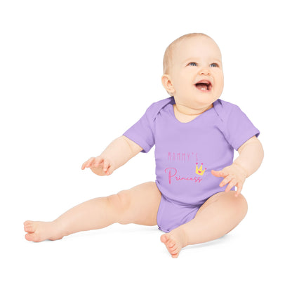 Mommy's Princess Organic Baby Bodysuit - Cute, Soft & Eco-Friendly Apparel