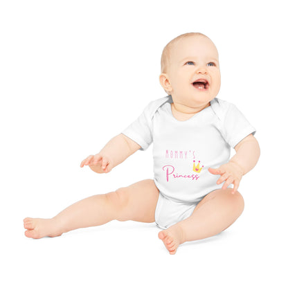 Mommy's Princess Organic Baby Bodysuit - Cute, Soft & Eco-Friendly Apparel