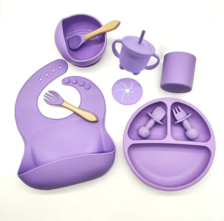 Ensemble de vaisselle en silicone pour bébé Compass