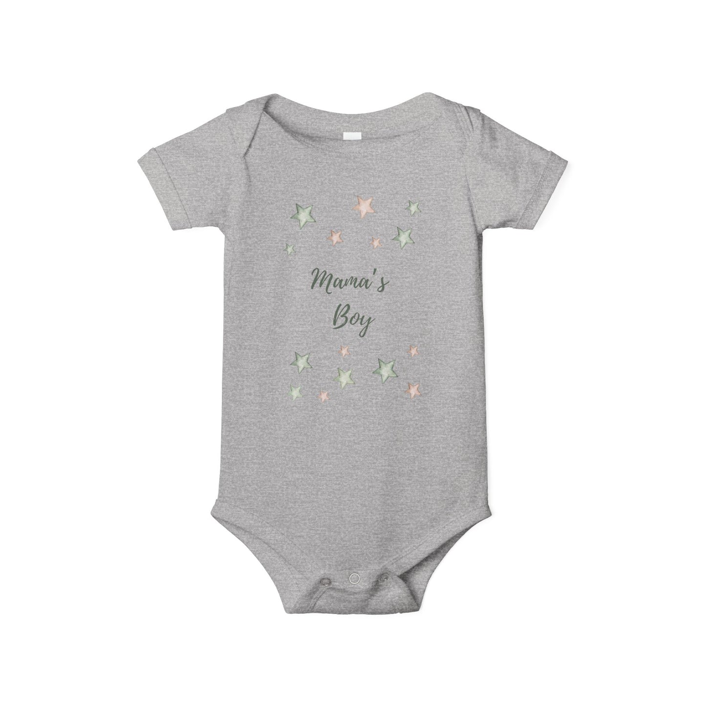 Mama's Boy Infant Jersey One Piece – Cute Baby Bodysuit for Celebrations - Mama’s Boy Onesie for Baby and Toddler