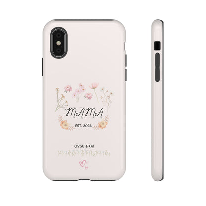 Phone Case - Floral Personalized Tough Case for Mother's Day - Mama, Est [Year], Children's Names