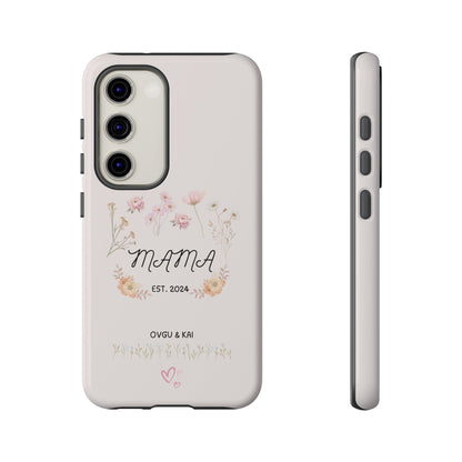 Phone Case - Floral Personalized Tough Case for Mother's Day - Mama, Est [Year], Children's Names