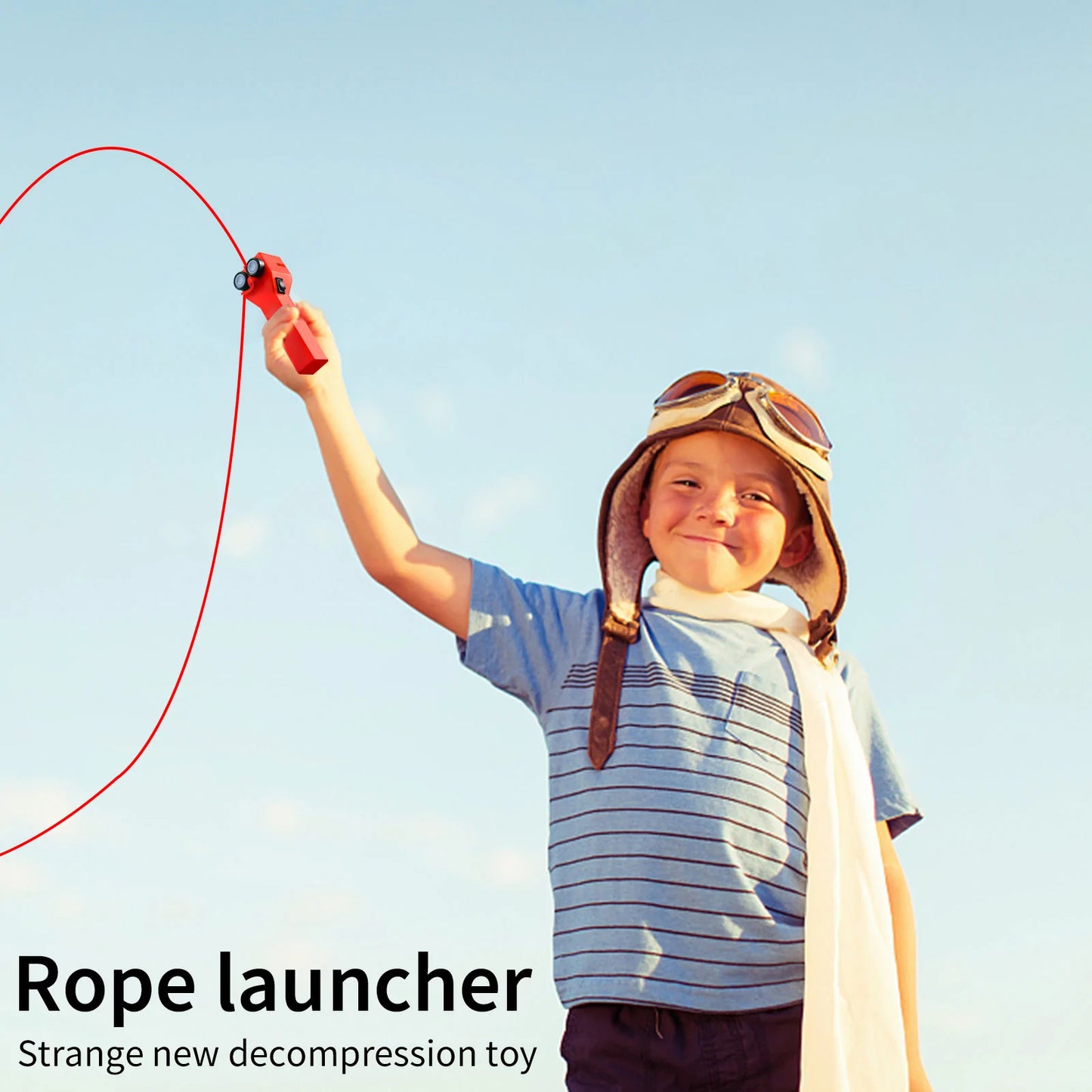 Compass Rope Launcher Kid Toy