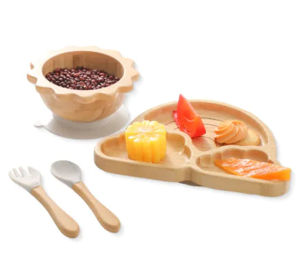 Compass Nordic Style Baby Bamboo Tableware